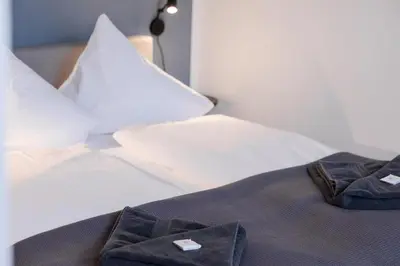 Ein Bett oder Betten in einem Zimmer der Unterkunft Meerzeit