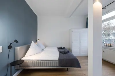 Ein Bett oder Betten in einem Zimmer der Unterkunft Meerzeit