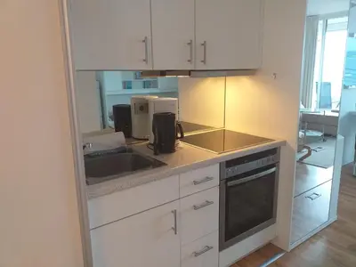 Küche/Küchenzeile in der Unterkunft Apartment Ostseeblick 131