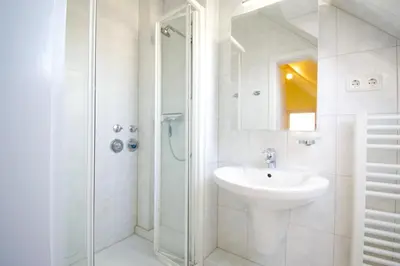 Ein Badezimmer in der Unterkunft Ferienwohnung Hideaway