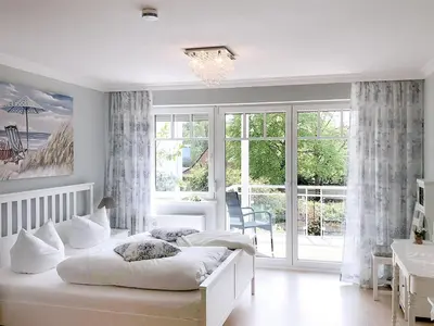 Ein Sitzbereich in der Unterkunft Haus Anholt