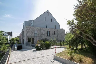 Das Gebäude in dem sich die Ferienwohnung befindet
