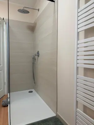 Ein Badezimmer in der Unterkunft Ferienwohnung an der Ostsee Nähe Priwall