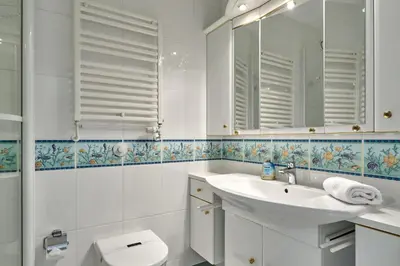 Ein Badezimmer in der Unterkunft Apartment 604 Timmendorfer Strand Premium Plaza