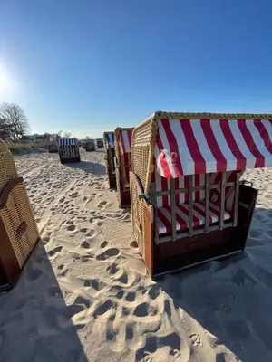 Ein Strand an oder in der Nähe der Ferienwohnung