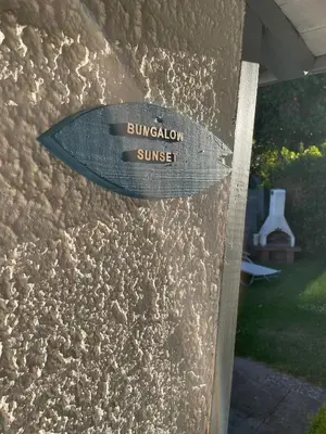 Ein Zertifikat, Auszeichnung, Logo oder anderes Dokument, das in der Unterkunft Geibel-Haus Bungalow Sunset bis 4 Personen ausgestellt ist