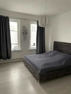 Ein Bett oder Betten in einem Zimmer der Unterkunft Apartment im Herzen von Lübeck
