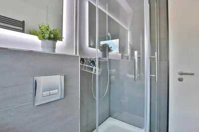 Ein Badezimmer in der Unterkunft Seetempel Appartement 26 