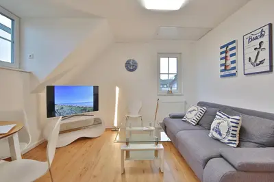Ein Sitzbereich in der Unterkunft Min Söl Appartement 1 und 2