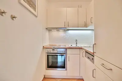 Küche/Küchenzeile in der Unterkunft Carpe Diem Appartement 038