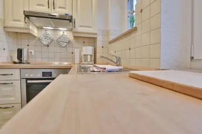 Küche/Küchenzeile in der Unterkunft Residenz Ostseestrand Appartement 6