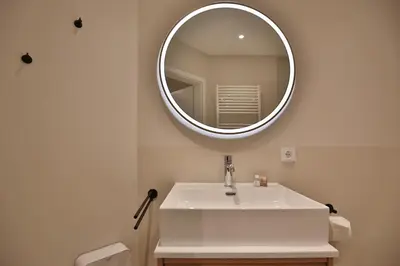 Ein Badezimmer in der Unterkunft Maison Baltique Niendorf Appartement Shoreline Haven 1 App 6