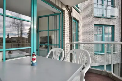 Ein Balkon oder eine Terrasse in der Unterkunft Maison Baltique Niendorf Appartement Shoreline Haven 2