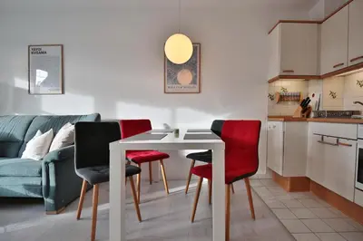 Küche/Küchenzeile in der Unterkunft Maison Baltique Niendorf Appartement Shoreline Haven 2
