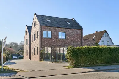 Das Gebäude in dem sich die Ferienwohnung befindet