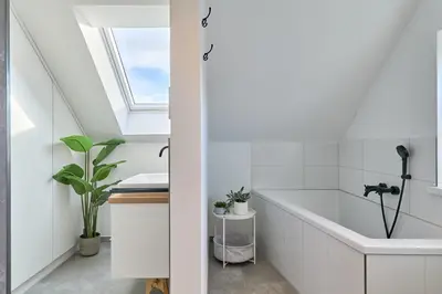 Ein Badezimmer in der Unterkunft Saltwater House Scharbeutz Sun Deck Scharbeutz