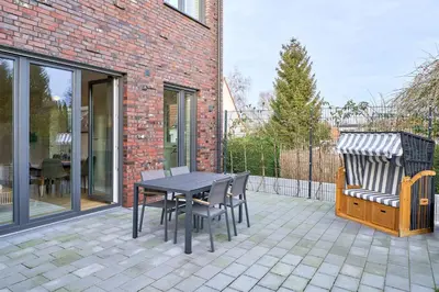 Ein Balkon oder eine Terrasse in der Unterkunft Saltwater House Scharbeutz Sea Eagle Scharbeutz