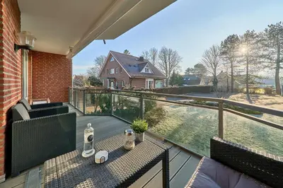 Ein Balkon oder eine Terrasse in der Unterkunft Seaside 74 Timmendorfer Strand