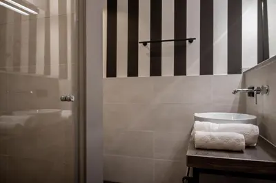 Ein Badezimmer in der Unterkunft 4Hafenzeiten - NIE7 Vorwärts