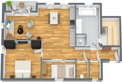 Grundriss der Unterkunft 4Hafenzeiten - NIE9 Lotte