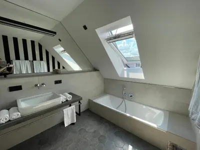 Ein Badezimmer in der Unterkunft 4Hafenzeiten - NIE9 Lotte