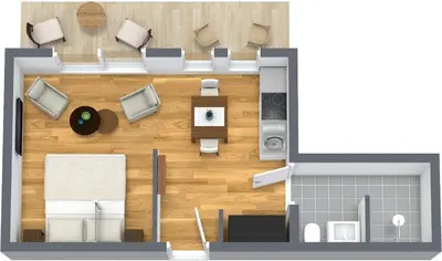 Grundriss der Unterkunft 4Hafenzeiten - NIE10 Gertrud II