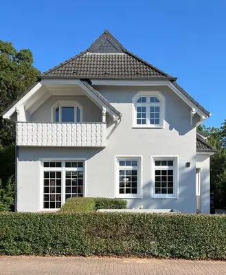 Das Gebäude in dem sich die Ferienwohnung befindet