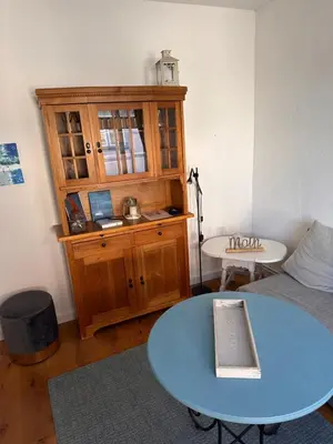 Ein Sitzbereich in der Unterkunft PEMATRA Ferienwohnung Mathias Huus
