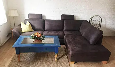 Ein Sitzbereich in der Unterkunft Großartige Wohnung mit großem Garten in Bad Schwartau!
