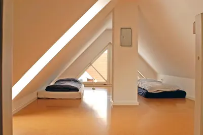 Ein Bett oder Betten in einem Zimmer der Unterkunft Ferienhaus 