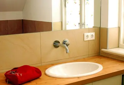 Ein Badezimmer in der Unterkunft Ferienhaus 