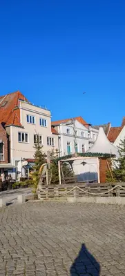 Das Gebäude in dem sich die Ferienwohnung befindet