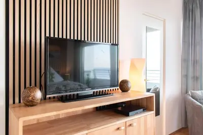 TV/Unterhaltungsangebot in der Unterkunft Ferienwohnung Residenz App. 611 Timmendorfer Strand