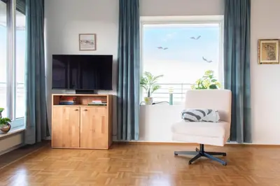 TV/Unterhaltungsangebot in der Unterkunft Ferienwohnung Residenz App. 611 Timmendorfer Strand