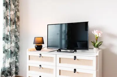 TV/Unterhaltungsangebot in der Unterkunft Ferienwohnung Residenz App. 612 Timmendorfer Strand