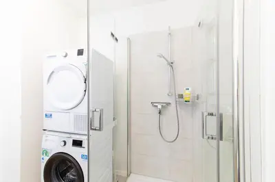 Ein Badezimmer in der Unterkunft Ferienwohnung Ostseeferienparadies Timmendorfer Strand