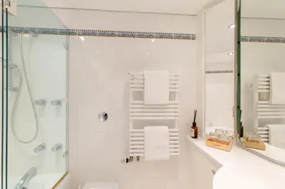 Ein Badezimmer in der Unterkunft Ferienwohnung Residenz App. 62 Timmendorfer Strand