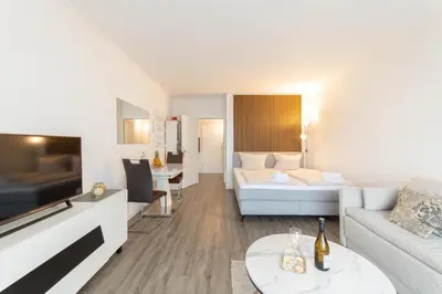TV/Unterhaltungsangebot in der Unterkunft Ferienwohnung Residenz App. 101 Timmendorfer Strand