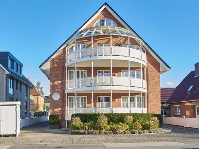 Das Gebäude in dem sich die Ferienwohnung befindet