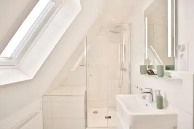 Ein Badezimmer in der Unterkunft Am Wittinghaaf Ankerherz