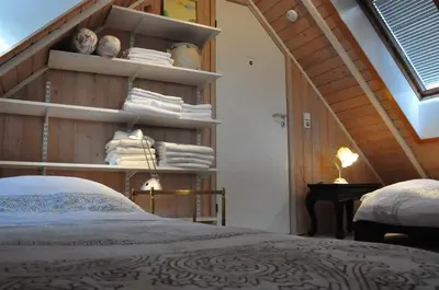 Ein Bett oder Betten in einem Zimmer der Unterkunft Haus an der Koppel