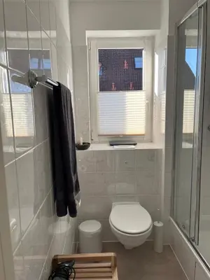 Ein Badezimmer in der Unterkunft Apartment Meerjungfrau