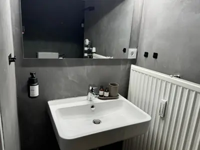 Ein Badezimmer in der Unterkunft Beachfront Escape - Teil der HolidayEscapes Kollektion