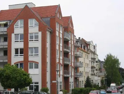 Das Gebäude in dem sich die Ferienwohnung befindet