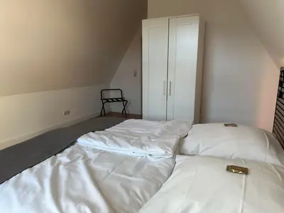 Ein Bett oder Betten in einem Zimmer der Unterkunft Brauberger´s Ferienwohnung