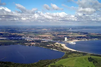 Naturlandschaft in der Nähe des Ferienhauses