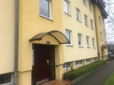 Das Gebäude in dem sich die Ferienwohnung befindet