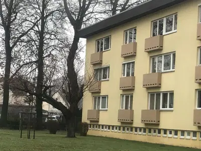 Das Gebäude in dem sich die Ferienwohnung befindet
