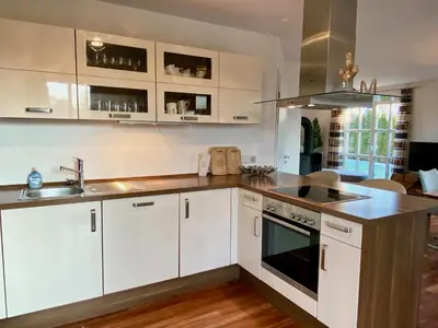 Küche/Küchenzeile in der Unterkunft Ferienhaus 
