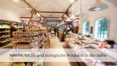 Ein Supermarkt oder andere Läden in der Ferienwohnung oder in der Nähe